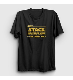 Presmono Unisex Haki Stack Overflow Developer Yazılımcı T-Shirt 340701tt (Siyah)