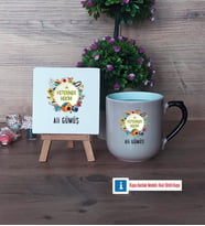 Veteriner Hekim Dekoratif Taş, Kupa Bardak Kırmızı Hediye Veteriner Hekimler Günü Hediyesi (Model 9)