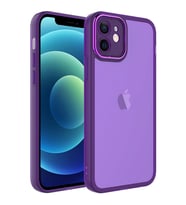 Apple iPhone 11 Kılıf Kamera Korumalı Transparan Zore Post Kılıf (Mor)