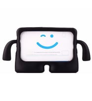 Samsung Galaxy Tab A8 10.5 SM-X200 (2021) Uyumlu Kılıf Case, Tutma Kollu ve Standlı Yumuşak Dokulu Ultra Koruyucu Çocuk Tablet Silikon Kılıf (Siyah)