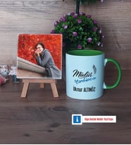 Müdür Yardımcısı Fotoğraflı Dekoratif Taş, Kupa Bardak Beyaz Hediye Öğretmenler Günü Hediyesi (Model 14)