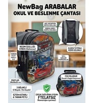 NEWBAG  ERKEK OKUL VE BESLENME ÇANTASI(FOLYOLU) (Gri)
