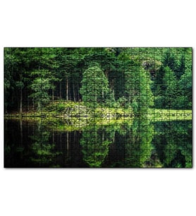 Cakapuzzle Su ve Yeşilin İnanılmaz Buluşması Puzzle Yapboz MDF (Ahşap) (500 Parça)