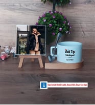 Acil Tıp Teknisyeni Fotoğraflı Dekoratif Taş, Kupa Bardak Beyaz Hediye (Model 8)
