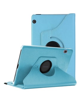 Microsonic Huawei MediaPad T3 10'' Kılıf 360 Rotating Stand Deri (Mavi)