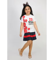 Toontoy Unisex Çocuk 23 Nisan Baskılı Tişört (Beyaz)