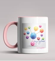 Kişiye Özel Kimya Öğretmeni Tasarım Siyah Renk Kupa Bardak 3 (Pembe)