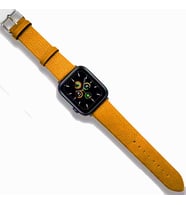 Samsung Galaxy Watch 3 41mm 42mm Gear S2 Kordon Deri Hermes Kordon 20mm (Sarı)