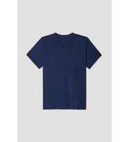 Kadın V Yaka Tshirt SPR24TSK40 (Lacivert)
