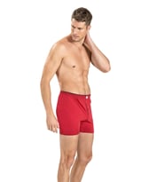 Jiber Erkek Havlu Kemer Pamuklu Boxer 127 - 3 Adet (Bordo)