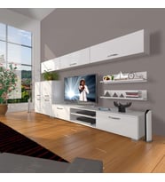 Decoraktiv Eko 8 Slm Dvd Tv Ünitesi Tv Sehpası (Beyaz)