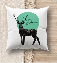 BK Gift Kişiye Özel İsimli Beyaz Kırlent Yastık, Ev Hediyesi, Ev Dekorasyonu, Dekoratif Hediye (Model 2)