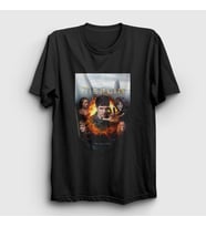 Presmono Unisex Beyaz Merlin Dizi T-Shirt 428418tt (Siyah)