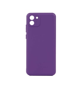 Kvy Samsung Galaxy A03 Biye Silikon Kılıf (Mor)