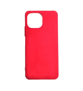 Xiaomi Mi 11 Lite Kılıf Zore Biye Silikon Kılıf (Kırmızı)