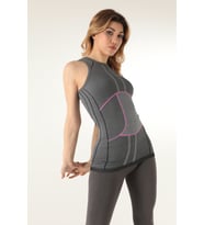 Sporcu  Unisex  Gym Seamless Dikişsiz T-shirt (Gri)