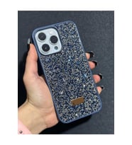 İphone 14 Uyumlu Sw İnce Taşlı Elmas Işıltılı Telefon Kılıfı