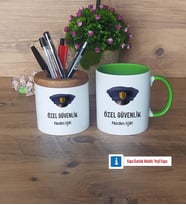 Özel Güvenlik Görevlisi Kalemlik, Kupa Bardak T Kişiye Özel Hediye (Model 14)