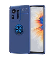 Xiaomi Mi Mix 4 Kılıf Yüzüklü Magnetli Ravel Case (Mavi)