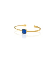 Kadir Jewellery Zirkon Taşlı Ayarlanabilir 22 Ayar Altın Kaplama Bilezik (Parlement)