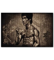 Cakapuzzle Bruce Lee Kungfu Teknikleri  Puzzle Yapboz MDF (Ahşap) (255 Parça)