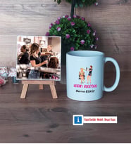Kadın Kuaförü Fotoğraflı Dekoratif Taş, Kupa Bardak Beyaz Hediye (Model 1)