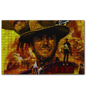 Cakapuzzle Clint Eastwood Kompozisyon  Puzzle Yapboz MDF (Ahşap) (255 Parça)