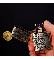 Kişiye Özel  Şarjlı Çakmak (Gold)
