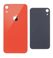 iPhone XR Arka Kapak Batarya Kapağı Yüksek Kalite (Turuncu)