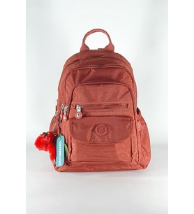 Nemo Group Unisex Vizon 12'' inç Klinkır Su Geçirmez Sırt Çantası / Okul Çantası / Tablet Çantası (Kiremit)