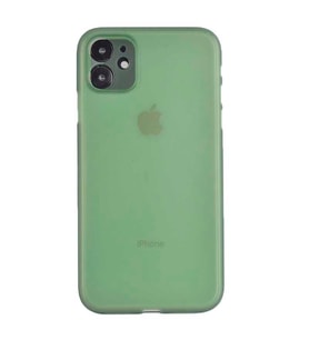Uyumlu Model Apple iPhone 11 Kılıf 0.3mm Ultra İnce Hayalet Yumuşak Kapak (Yeşil)