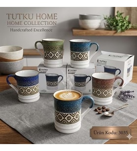 RENKLİ PORSELEN KUPA