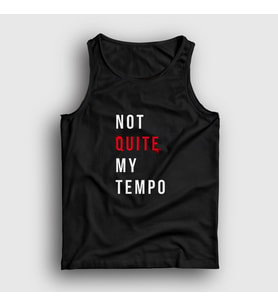 Presmono Unisex Beyaz Not Quite My Tempo Baterist Drummer Whiplash Atlet 443838tt (Siyah)
