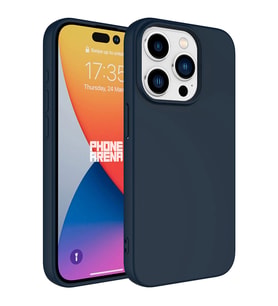 Vendas iPhone 15 Pro Max Uyumlu Lansman Serisi Içi Kadife Ipek Dokulu Lansman Kılıf (Lacivert)