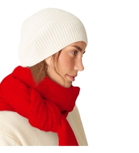 Kadın Polar Şal Yumuşak Puffy Sıcak Tutan Kalın Renkli Kışlık Uzun Atkı Kaşkol Omuz Şalı 30 x 190 cm (Kırmızı)