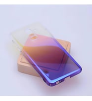 Galaxy A6 Plus 2018 Parlak Renk Geçişli Kılıf (Mor)