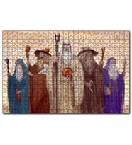 Cakapuzzle Saruman ve Kötü Büyücüler  Puzzle Yapboz MDF (Ahşap) (1000 Parça)