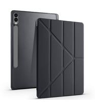Samsung Galaxy Tab S9 Fe Plus X610 12.4 İnç Katlanabilir Kalemlikli Standlı Akıllı Kılıf (Siyah)