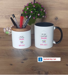 Doğum Günü Hediyesi Kalemlik, Kupa Bardak T Kişiye Özel Hediye (Model 12)