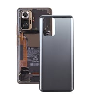 Xiaomi Redmi Note 10S Uyumlu Arka Pil Batarya Kapağı M2101K7BG M2101K7BI (Siyah)