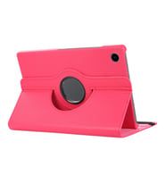 Honor Pad X8 10.1 inç Kılıf 360 Dönebilen Standlı Case (Koyu Pembe)