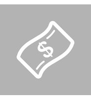 Dolar Banknot Araba Sticker siyah 15x15 CM (Beyaz)
