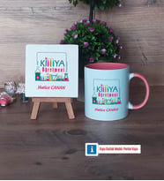 Kimya Öğretmeni Dekoratif Taş, Kupa Bardak Kırmızı Hediye Öğretmenler Günü Hediyesi (Model 5)
