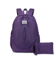 Smart Bags Sırt Çantası Okul Boyu Kalem Kutusu Hediyeli 3233 (Mor)