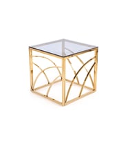 Arina Metal Yan Sehpa (Gold)