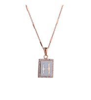 Oxford Mineli Harf Kolye (Rose)