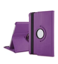 Microsonic iPad Pro 9.7 2017 Kılıf 360 Dönerli Stand Deri (Mor)