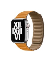 Apple Watch 42mm KRD-34 Deri Görünümlü Kordon (Turuncu)