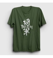 Presmono Unisex Sarı Shogun Trivium T-Shirt 179117tt (Haki)