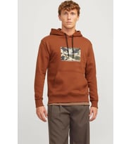 Jack & Jones Jorvesterbro Newton Boxfront Sweat 12266801 (Kahverengi)